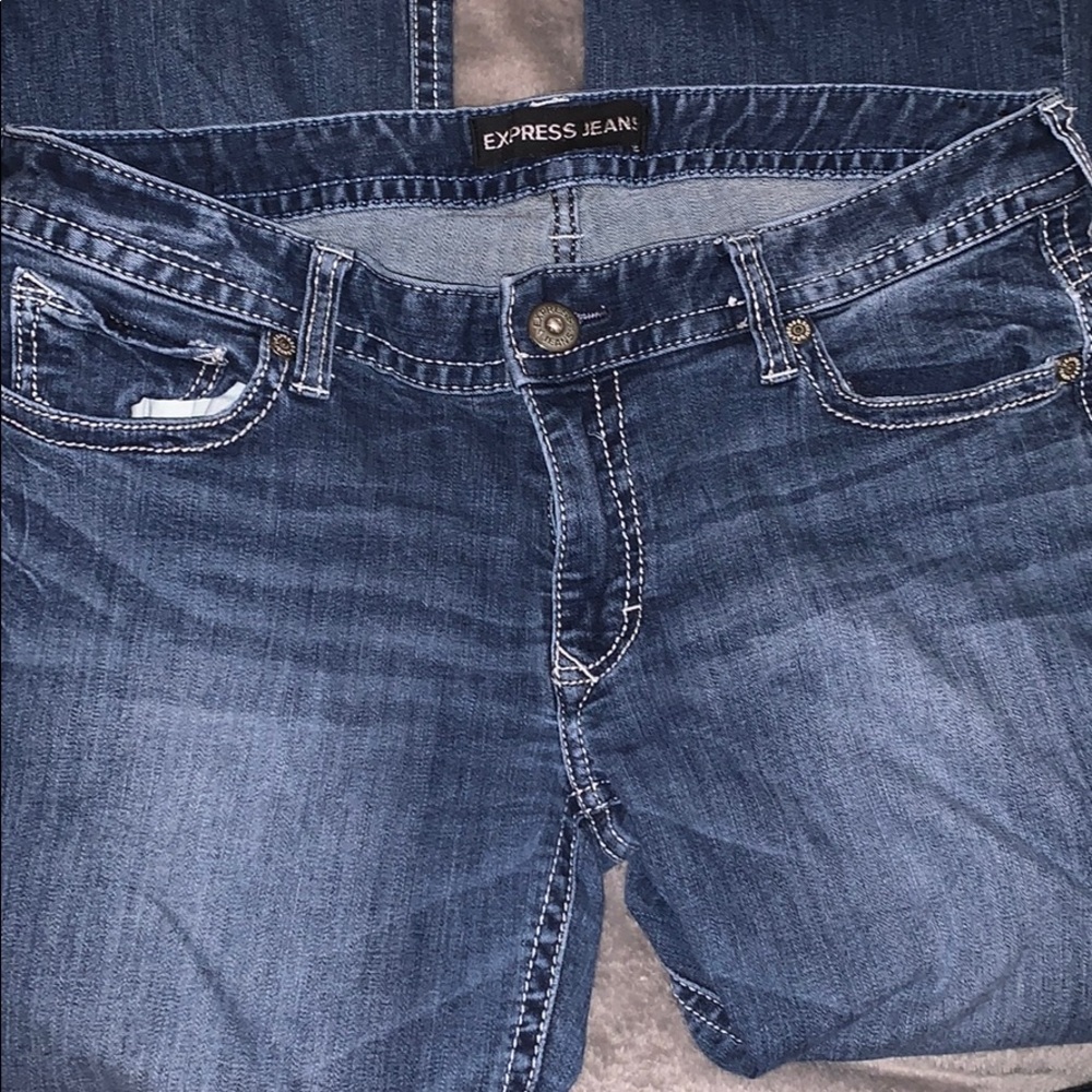 Express Lowrise Bootcut Jeans